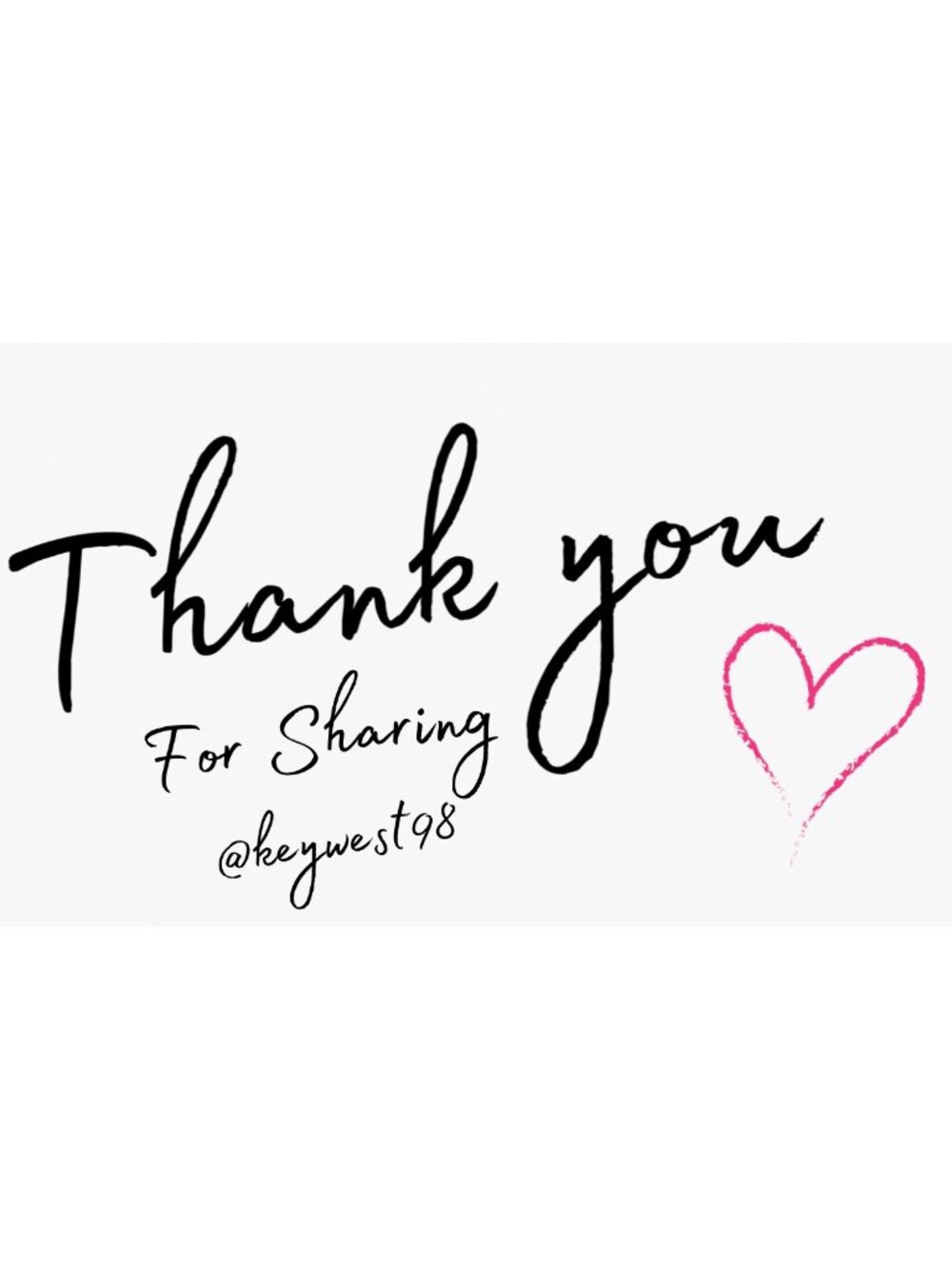 ❣️ A MILLION AND ONE THANKS FOR ALL THE SHARES ❣️